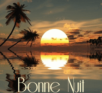 bonne nuit soleil couchant